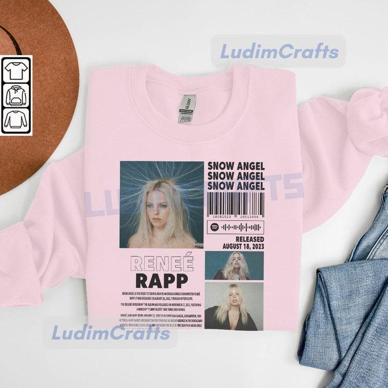 Renee Rapp Music Merch Shirt, Snow Angel Renee Album 90s Tee, Renee Rapp Tour 2024 Gift Bootleg Inspired Sweatshirt 2201 PTP - Unisex T-Shirt, Long Te