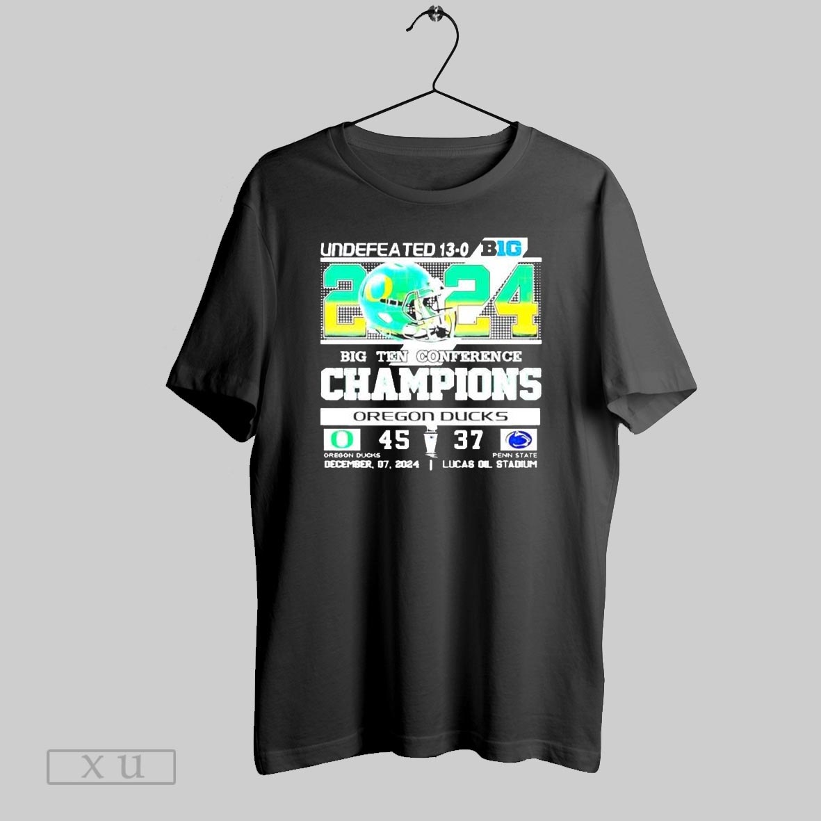 Undefeated 13 0 Big Ten 2025 Conference Champions Oregon Ducks Ncaa Division Shirt