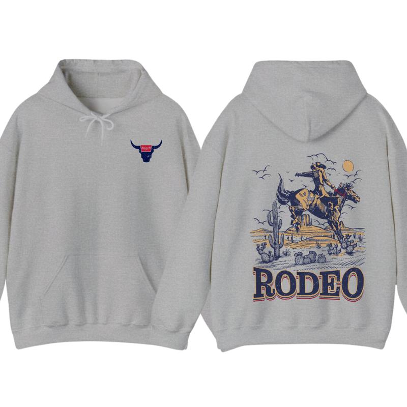 Western Coowboy Shirt, Rodeoo Hoodie, Vintage 90s Graphic Western Hoodie