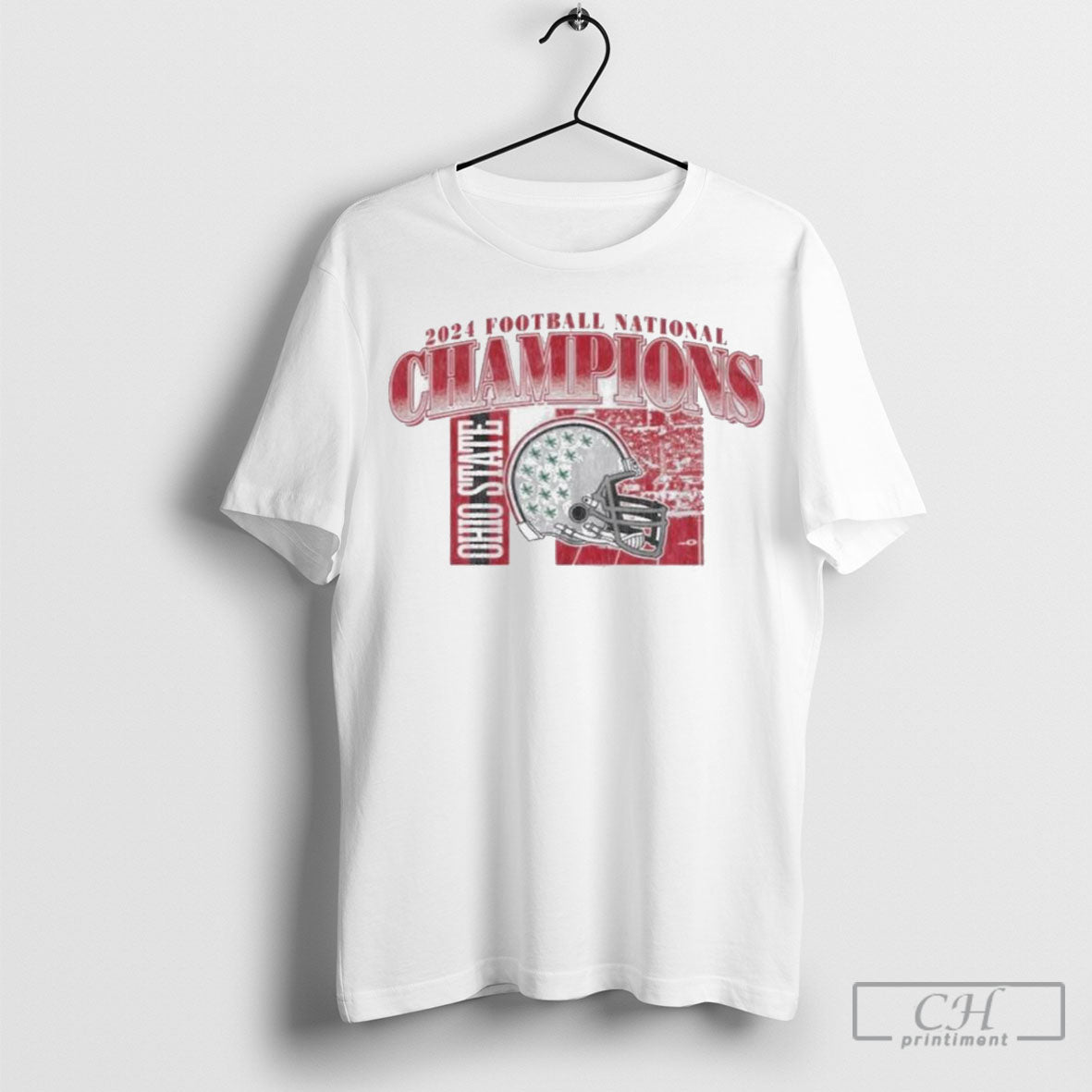 Top Ohio State Helmet National Champions Football 2024 Shirt