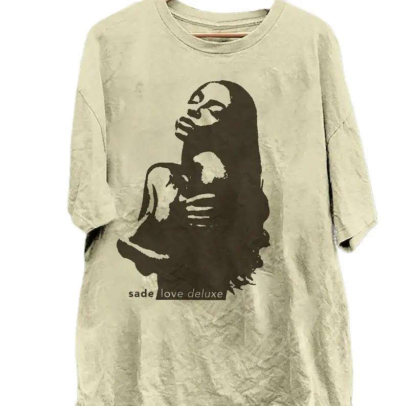 Vintage Sade Music T-Shirt, Sade Adu Pop Music Tour 2024 shirt, Sade Album Graphic Shirt, Gift for men women unisex tshirt Cotton Menswear