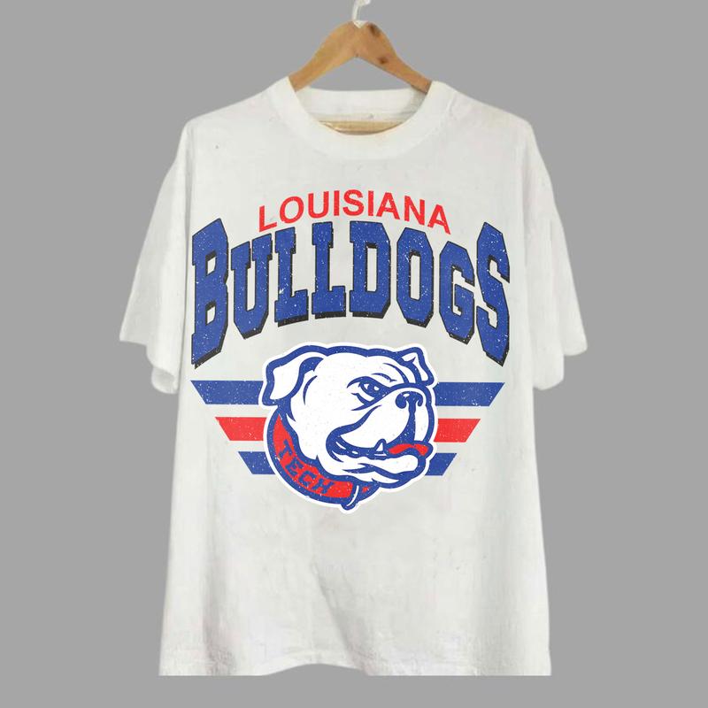 27. Louisiana Tech Bulldogs Vintage NCAA Sweatshirt, University Sports Gift, Classic Fan Gear for Football Enthusiasts