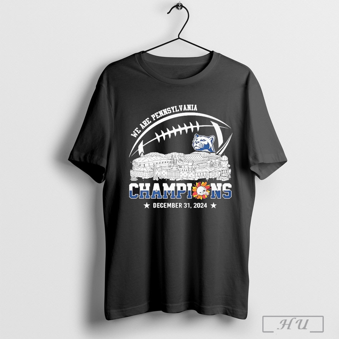 We Are Pennsylvania Football 2024 Fiesta Champions December 31 2024 T Shirt