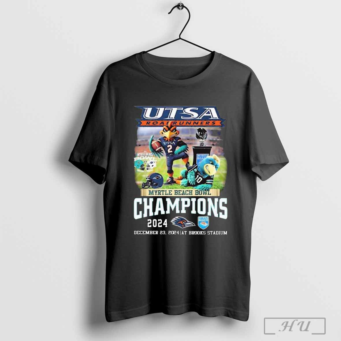 Utsa Roadrunners Myrtle Beach Bowl Champions December 23 2024 At Brooks Stadium Mascot