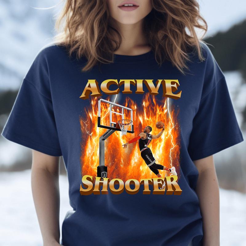 Active T-Shirt , Funny Meme T-ShirtS , Unisex TShirt , Basketball Tee, Gift For Him For Mens, Womens