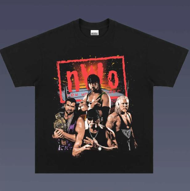 VINTAGE TEE  NWO, Prints Vintage T-Shirt, Wrestler Shirt, WWE Shirt, Vintage Graphic Tee, Unisex T-Shirt, Gift All Top Menswear