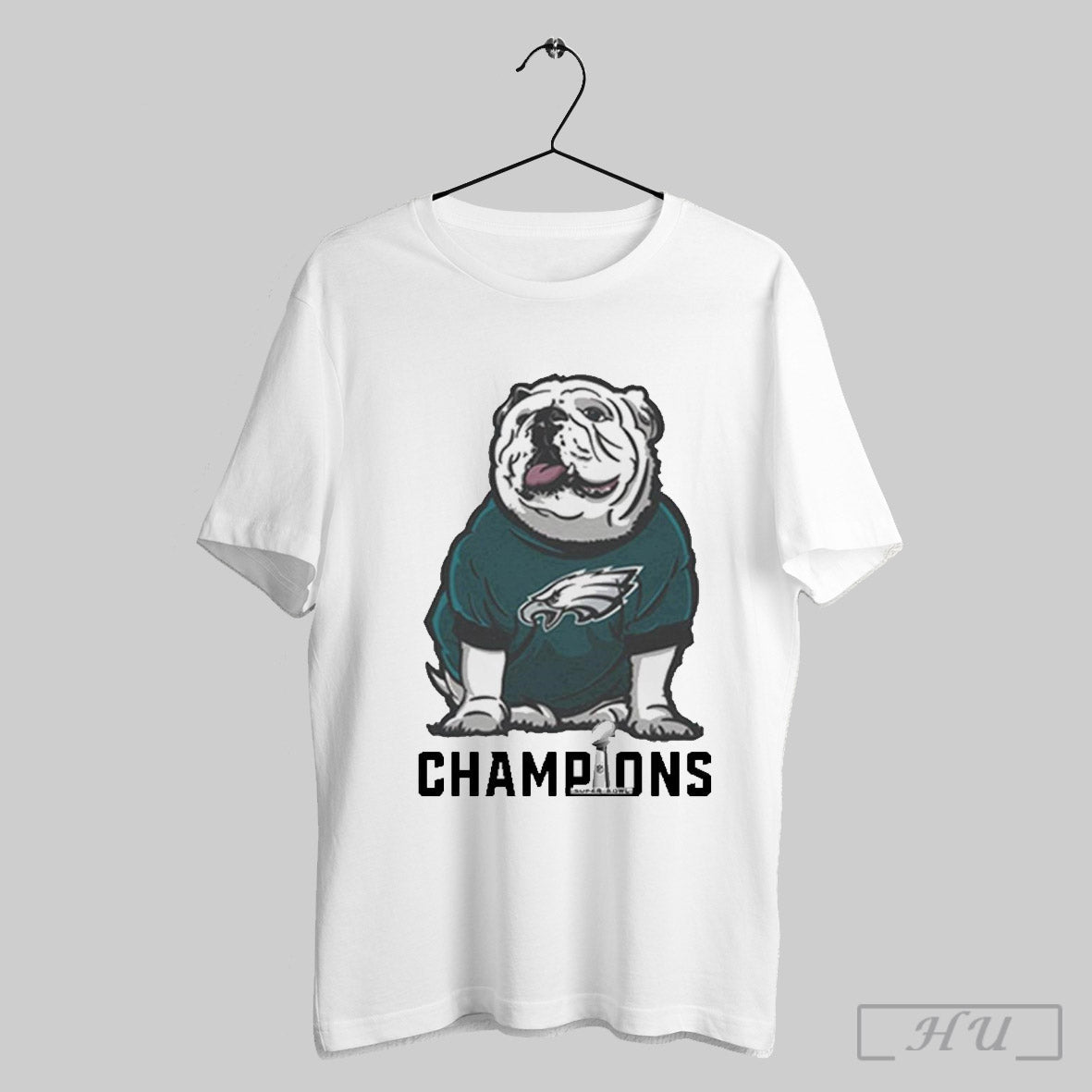 Trendy Super Bowl Lix Champions Dawgs In Philly Philadelphia Eagles X Georgia Bulldogs T Shirt