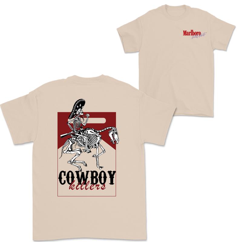 Vintage Marlboro Cowboy Wild West Shirt, Country Music, Cowboy Kille T-shirt Menswear Top