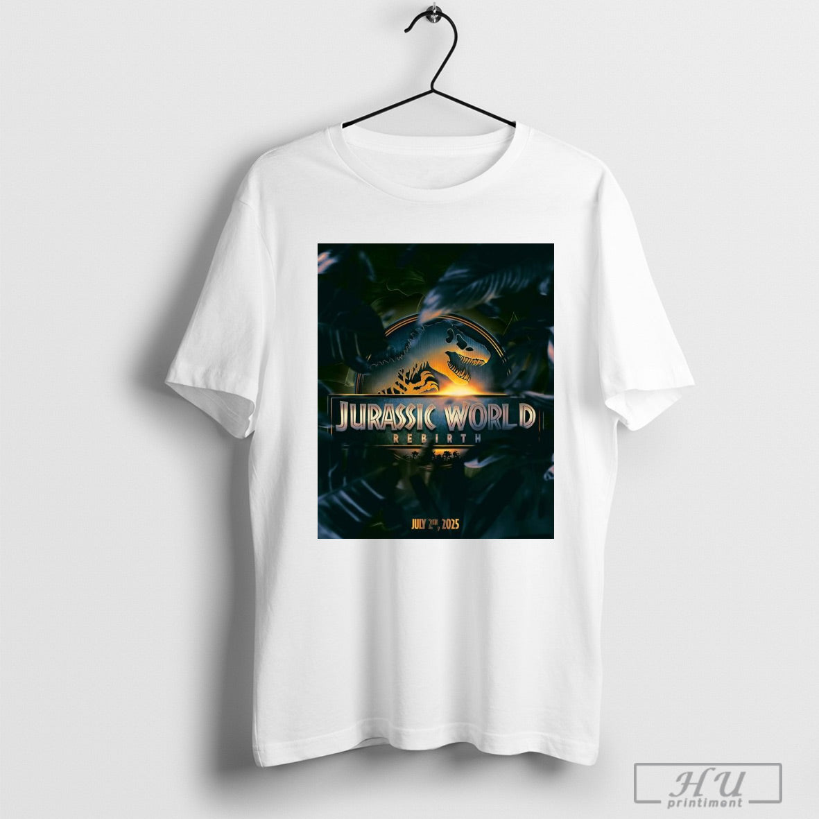 Trendy Official Poster Jurassic World Rebirth July 2nd 2025 A New Era Is Born Art Poster Movie T Shirt