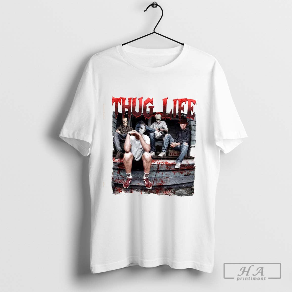 Thug Life Horror Movie Shirt, Halloween Scary Movies Shirt, Michael Myers Shirt