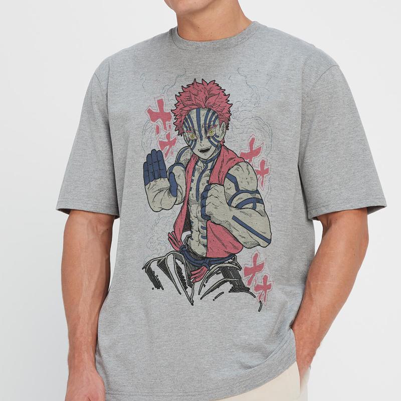 Akaza the Upper Moon 3 Demon t-shirt, Demon Slayer main characters shirt, Kimetsu No Yaiba t-shirt, anime sweatshirt hoodie, Tanjiro shirt, Rengoku t-
