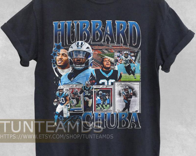 Vintage Chuba Hubbard Shirt, Sweatshirt , Football Shirt, Classic 90S Graphic Tee, Unisex, Vintage Bootleg, Tshirt, Fan Gift