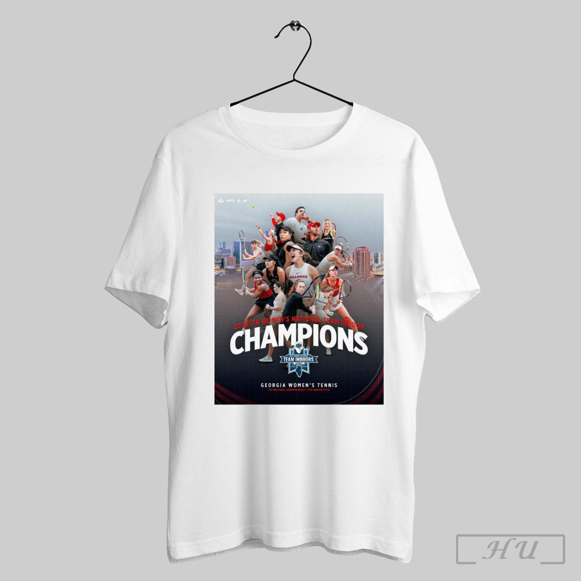 Trendy Poster Uga Womens Tennis 7th National Championship 2025 Ita Womens National Team Indoor Champions T Shirt