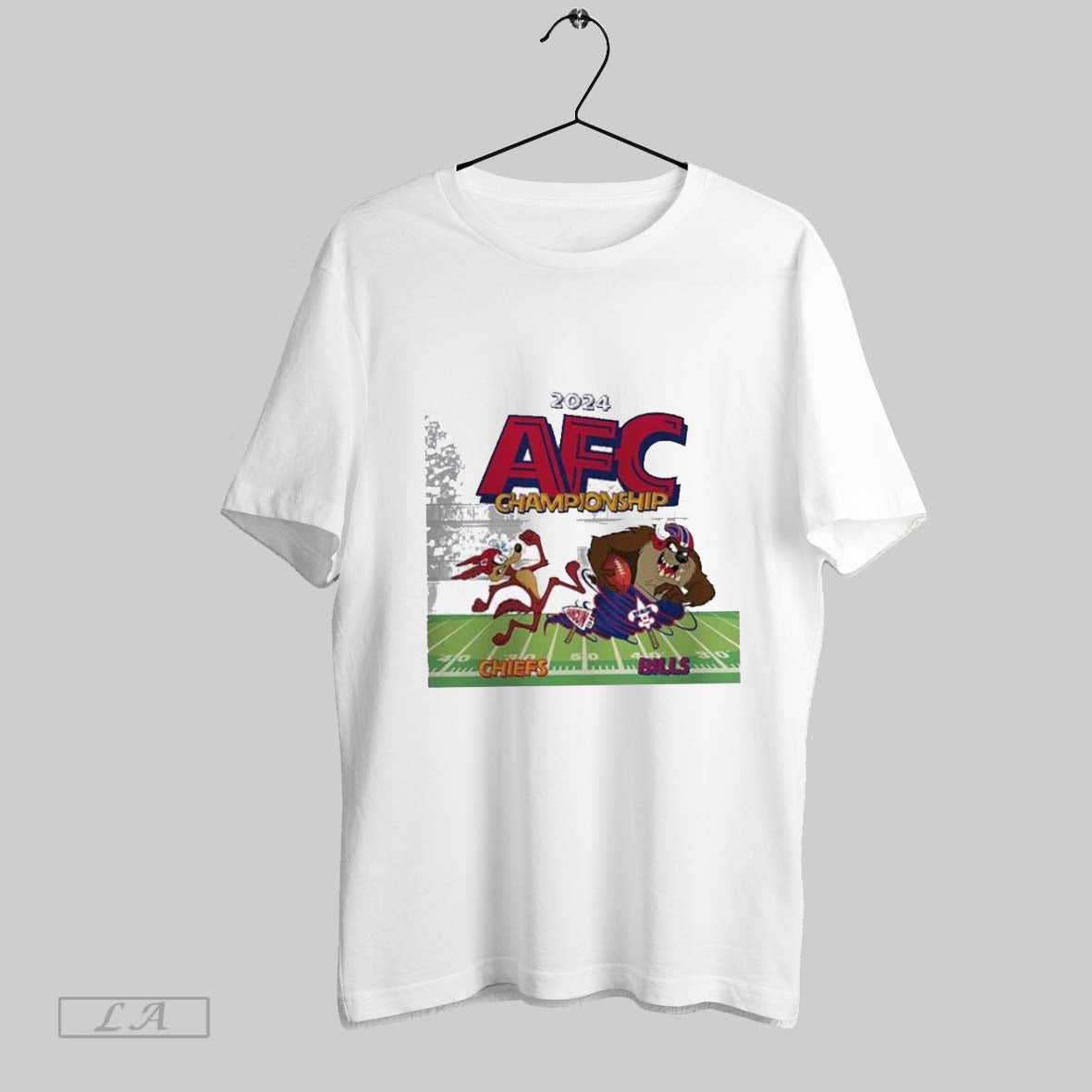 Top Buffalo Bills Vs Kansas City Chiefs 2024 Afc Championship Matchups Cartoon Style Unisex Sweatshirt T Shirt