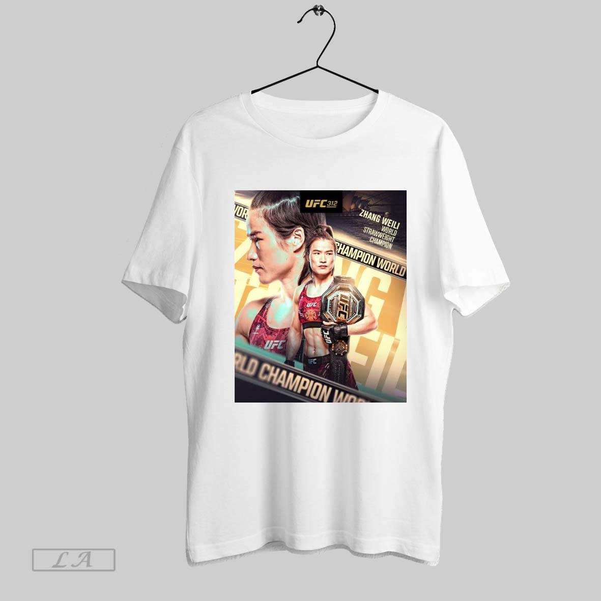 Top Ufc 312 Weili Zhang Defeats Tatiana Suarez To Remain The Strawweight Champion Of The World Poster Unisex Sweatshirt T Shirt