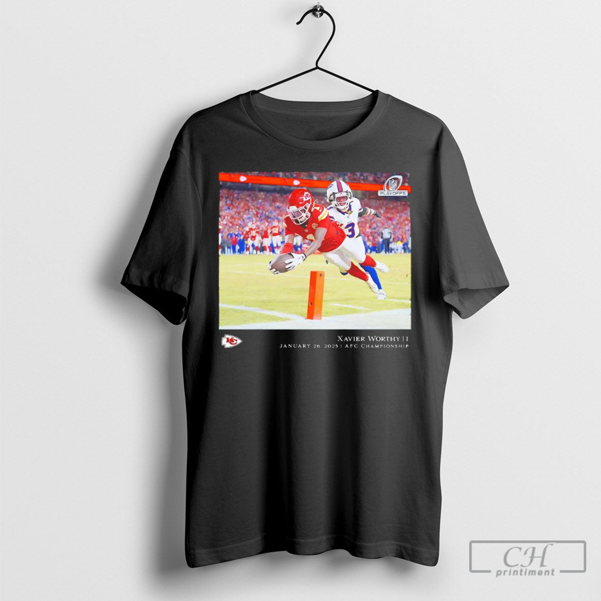 Xavier Worthy Kansas City Chiefs Nfl Afc Championship Shirt Hoodie Hoodie