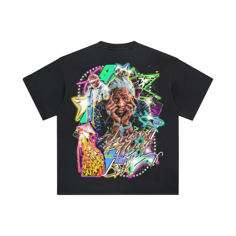 Young Thug Bootleg Vintage 90s Graphic Tees, 2 Sides Cotton Vintage Shirt To Match Sneaker Hiphop Clothing Rapper Merch Shirt, Hiphop Tour Concert 202