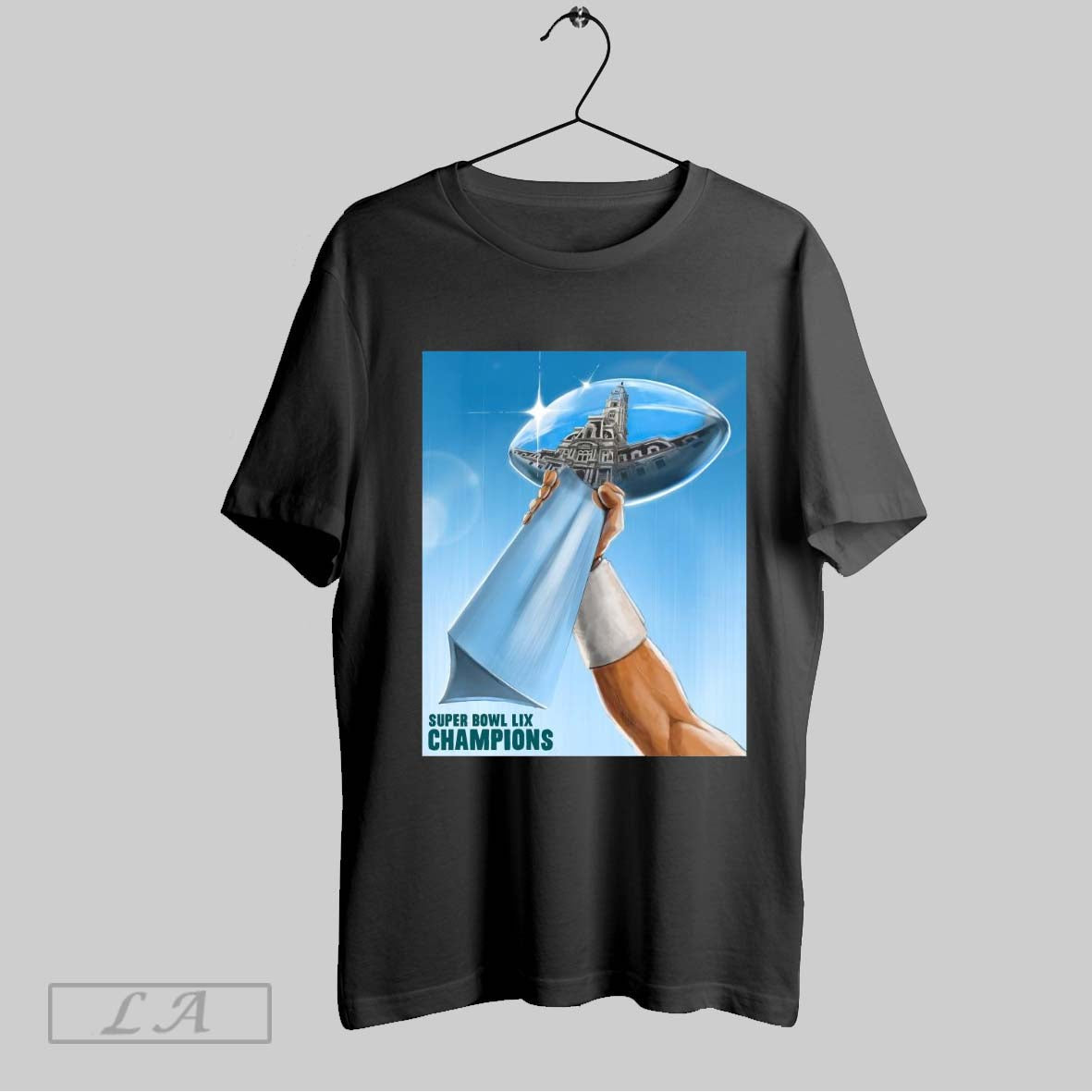 Top Good Morning From Philadelphia Eagles Super Bowl Lix Champions 2024 Poster Sweatshirt T Shirt