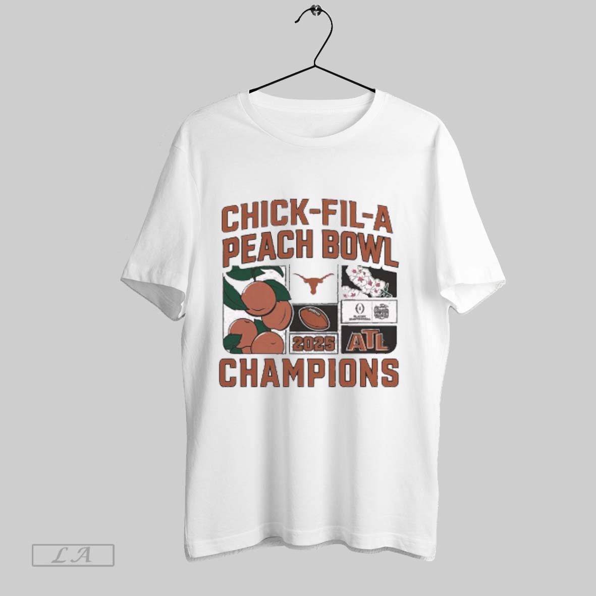 Texas Longhorns College Football Playoff 2025 Peach Bowl Champions Victory Ahead T Shirt