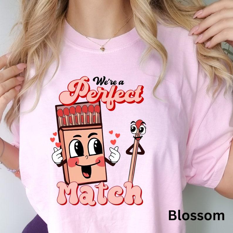 We are perfect match Valentine's Day tshirt, Cupid Wings Shirt -  XoXo tee  - iPrintasy Valentine tee - Comfort Color - Romance Graphic Tee