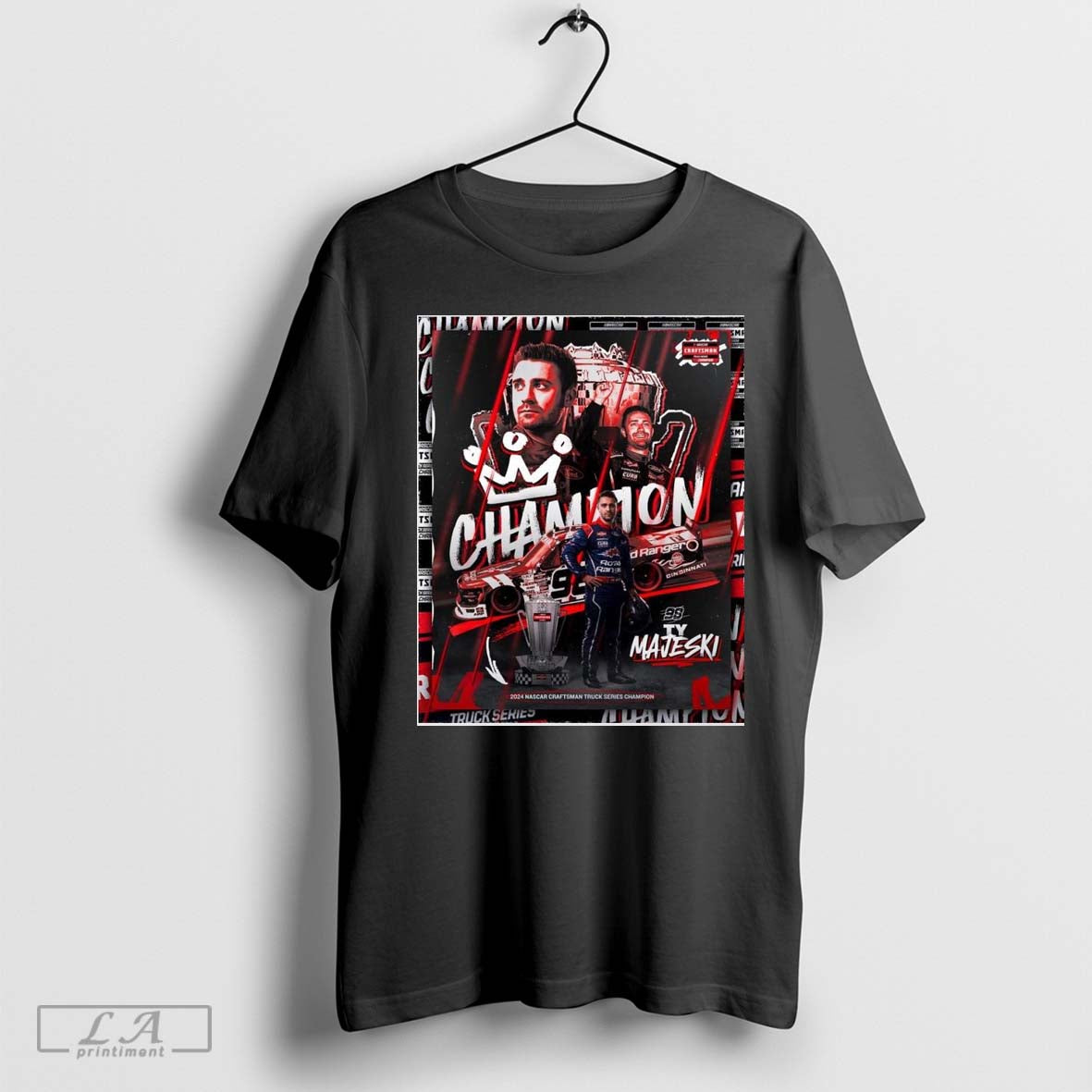 TY Majeski 2024 Nascar Craftsman Truck Series Champion Poster t-shirt