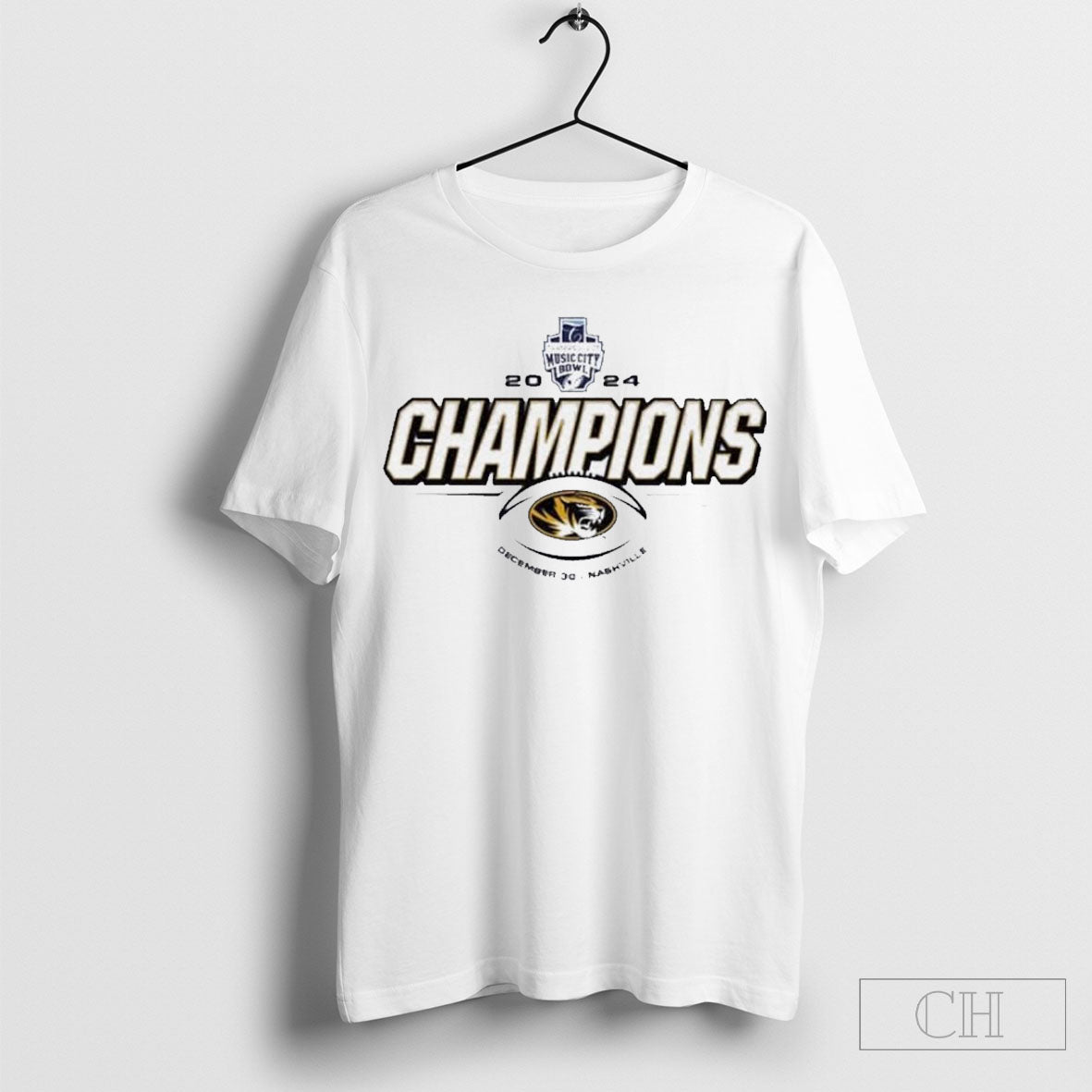 Official Missouri Tigers 2024 Transperfect Music City Bowl Champions Shirt