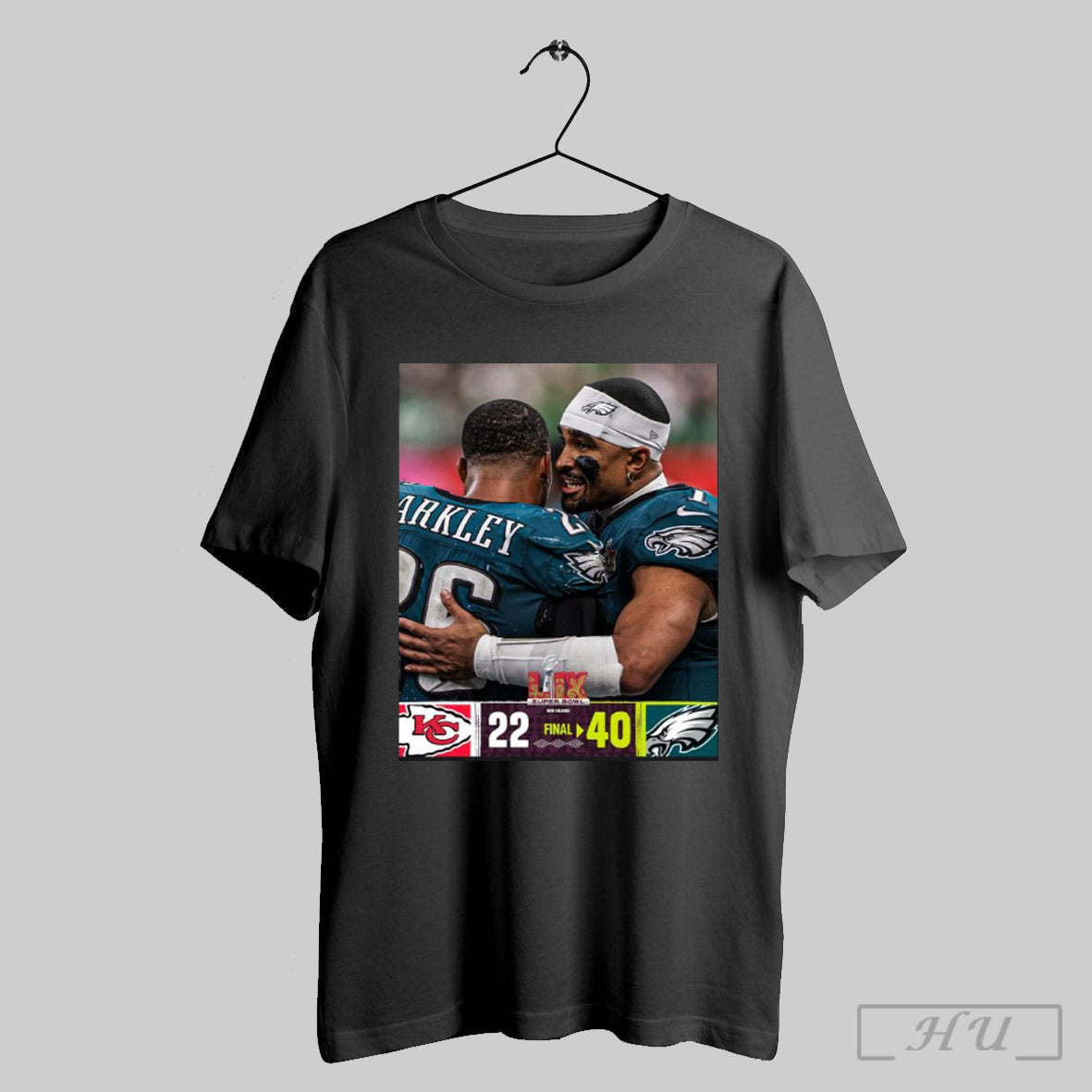 Trendy Philadelphia Eagles Victory 40 22 Kc Chiefs Super Bowl Lix Champions New Orleans Final Score Shirt