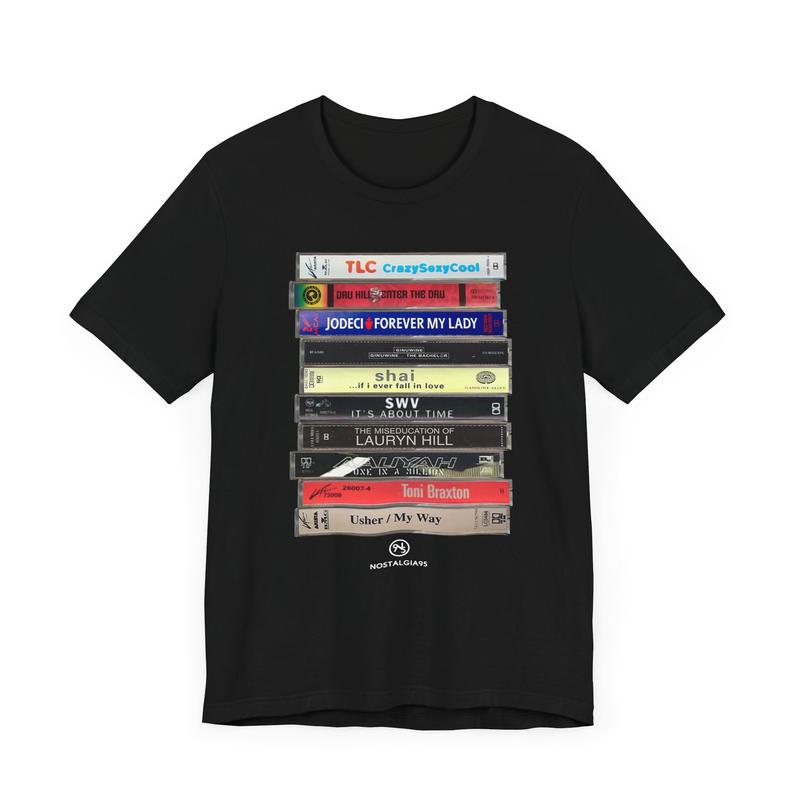 90s R&B Cassette Tape Tee, Music Lover Gift, Rhythm Blu3s, Cassette Tape Shirt, Old School Music, 90s Rnb Cassette, Unisex Short Sleeve Tee Shirt, Cas