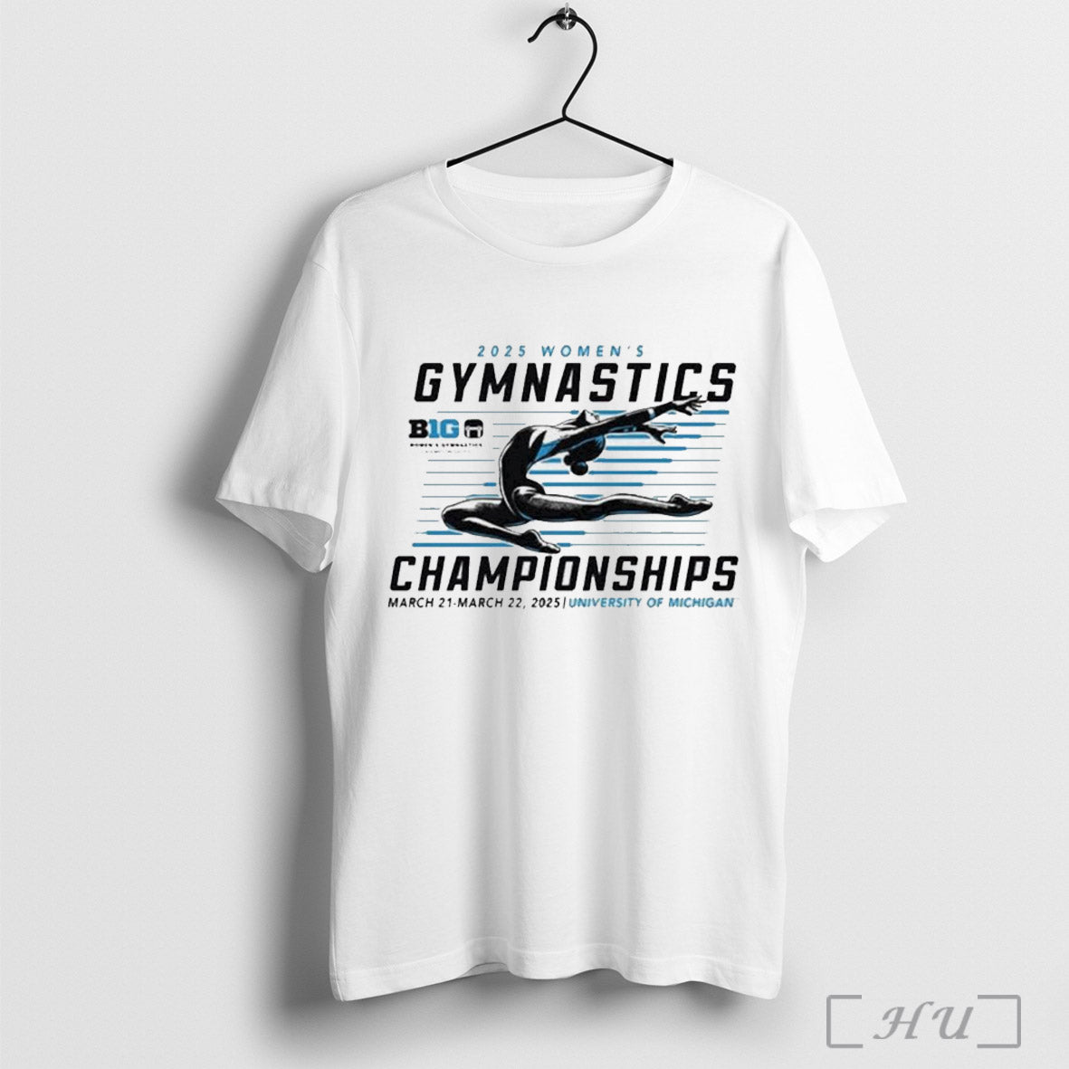 Trendy Big Ten 2025 Womens Gymnastics Championships March 21 March 22 2025 University Of Michigan Painting Shirt Sweatshirt