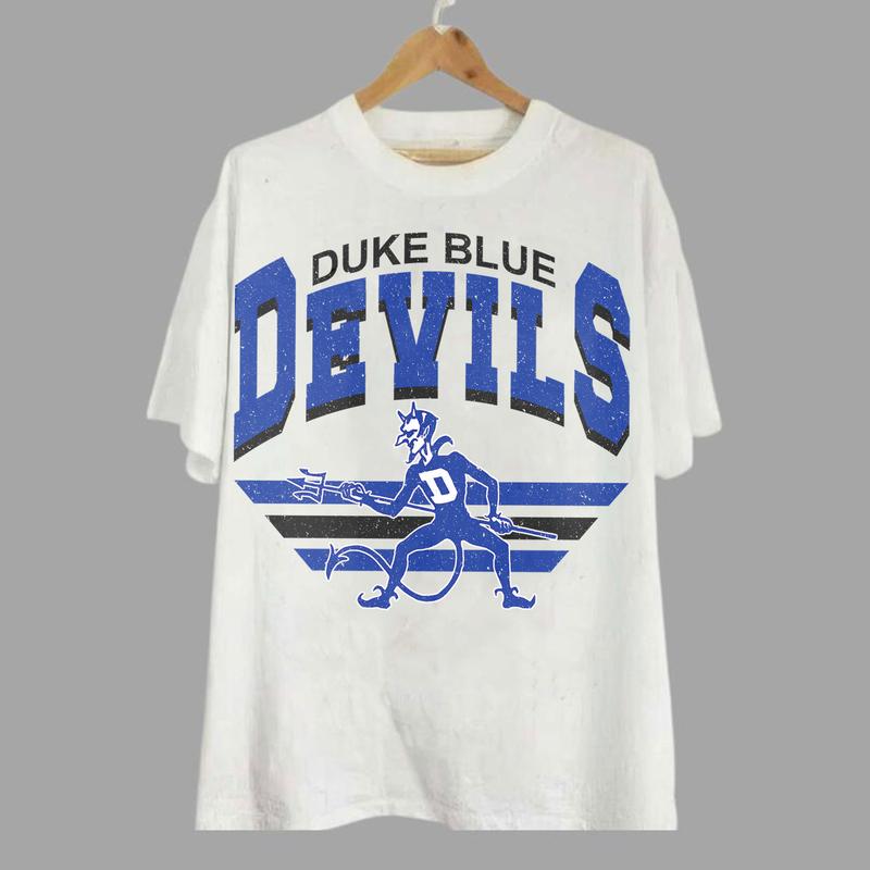 10. Duke Blue Devils Vintage NCAA Sweatshirt, University Sports Gear, Hoodie with Classic Football Team Design for Fans