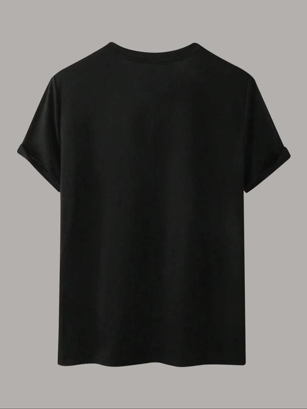 Women's Letter Print Round Neck Vintage Graphic Tees, T Shirts for Women, Summer Clothes Women, Vintage Trendy Casual Short Sleeve T-shirt for Daily W