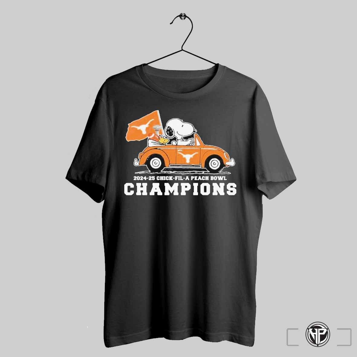 Texas Longhorns 2024 25 Chick Fil A Peach Bowl Champions Celebrating T Shirt Trending Sweatshirt