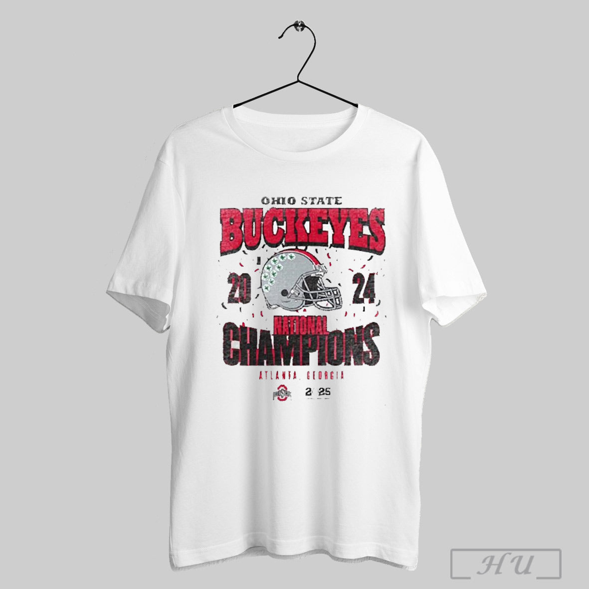 The Ohio State Buckeyes Confetti National Champions Unisex 2025 T Shirt Sweatshirt Hoodies Poster