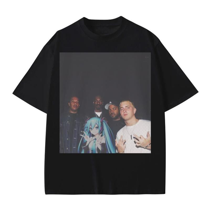 Hatsune Miku Anime T-Shirt, unisex wwomen shirt Cotton Fit