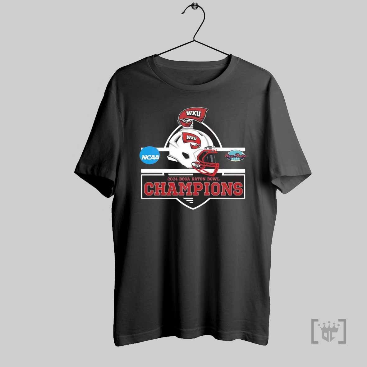 Western Kentucky Hilltoppers Defeated James Madison Dukes To Winner The 2024 Boca Raton Bowl Champions Ncaa Division T Shirt