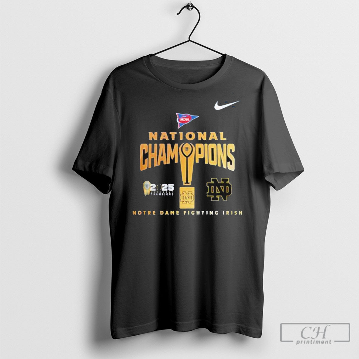 Top Notre Dame Fighting Irish National Champions 2025 Shirt