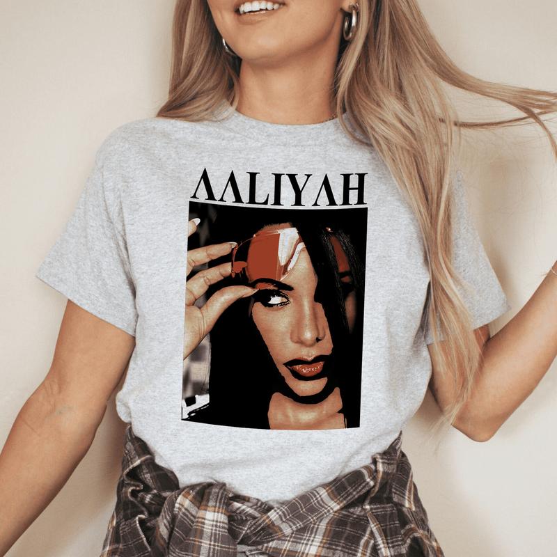 AALIYAH TSHIRT, Aaliyah Tee, Aaliyah Princess Of R&B Hiphop RnB Rapper T-Shirt For Men And Women