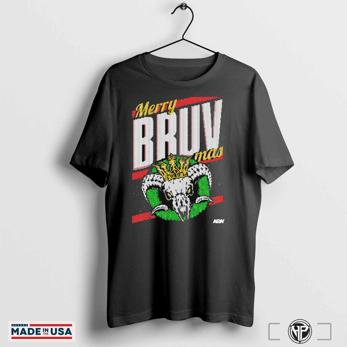 Official Will Ospreay – Merry BRUVmas Holiday Christmas 2024 AEW t-shirt