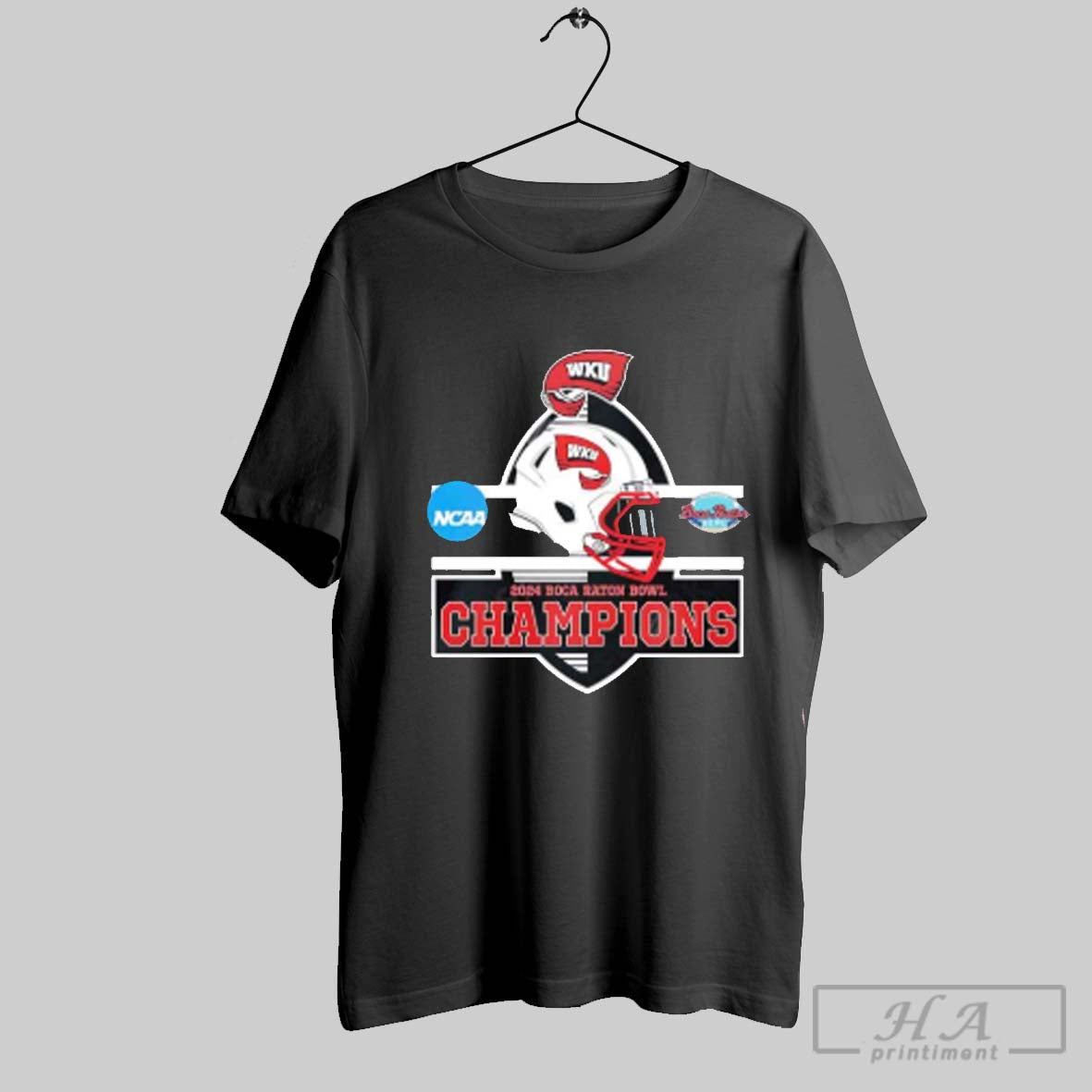 Western Kentucky Hilltoppers Defeated James Madison Dukes To Winner The 2024 Boca Raton Bowl Champions Ncaa Shirt