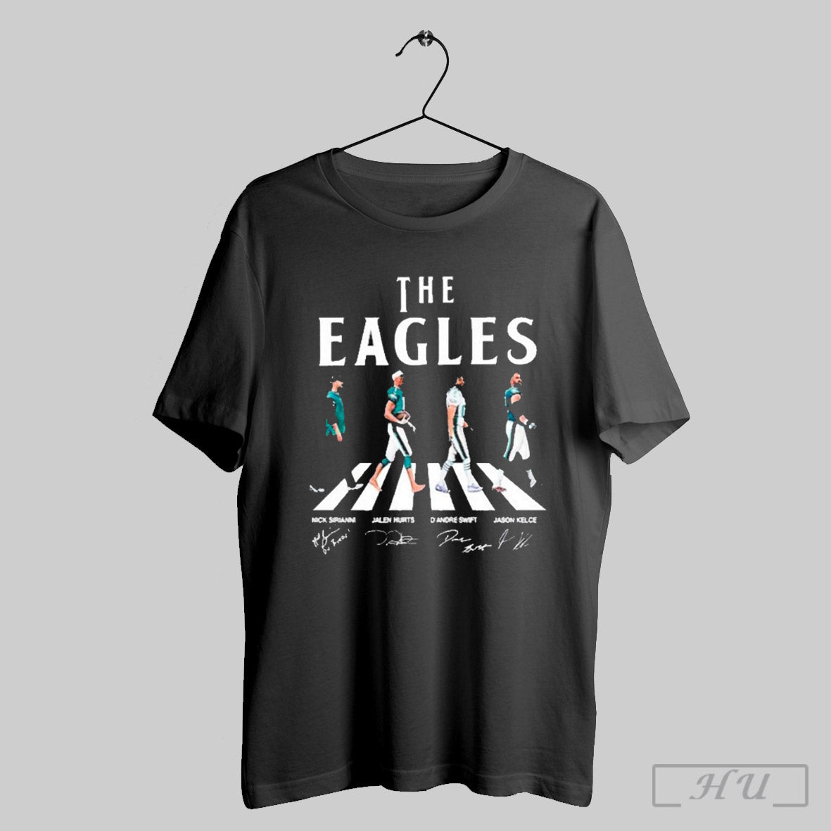 The Philadelphia Eagles Abbey Road Autographed Nick Sirianni Champions Nfl Shirt Sweatshirt