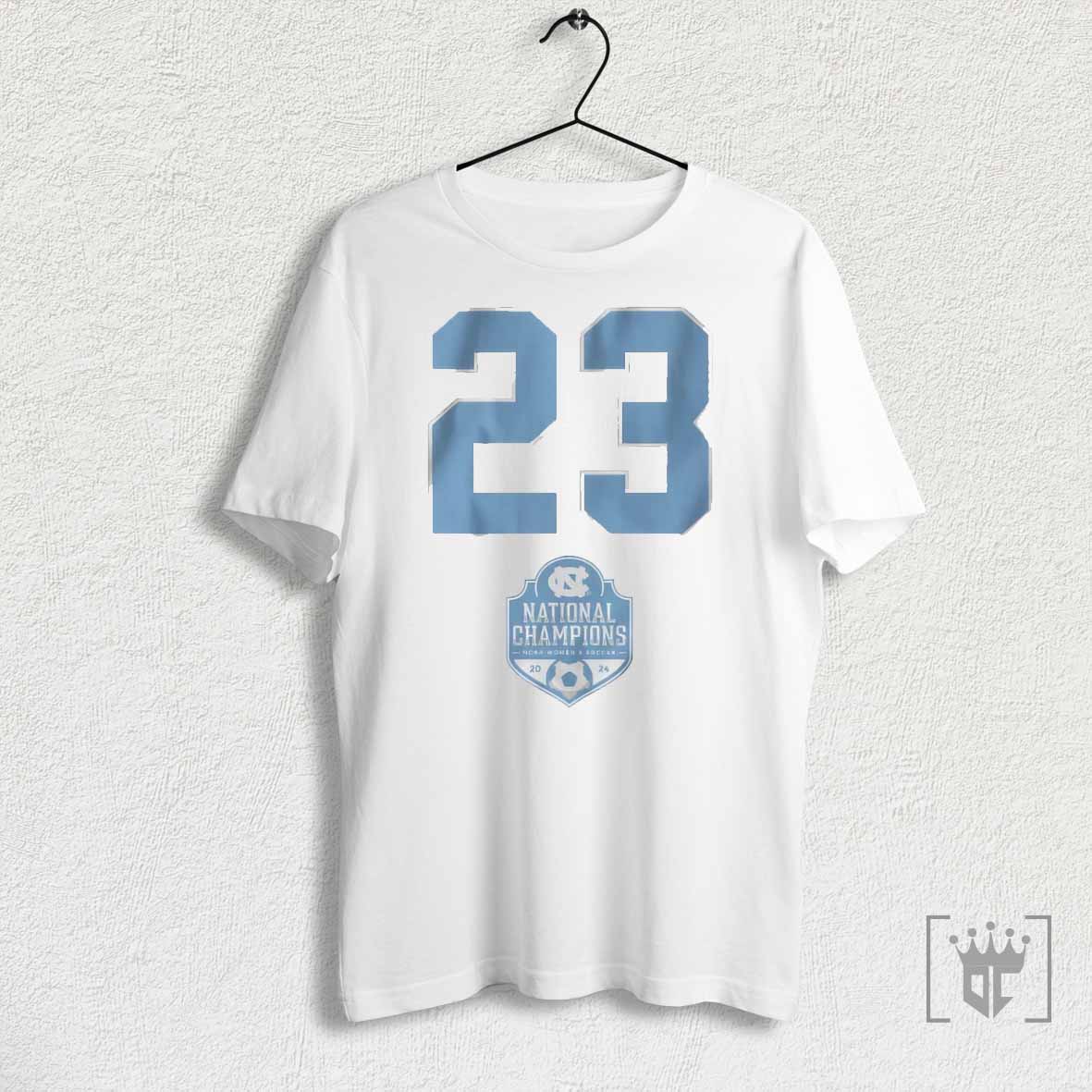 Unc Womens Soccer 23x National Champions 2024 T Shirt