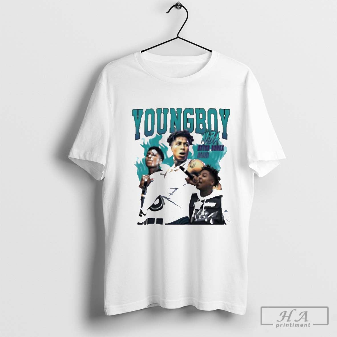 YoungBoy NBA Never Broke Again graphic shirt