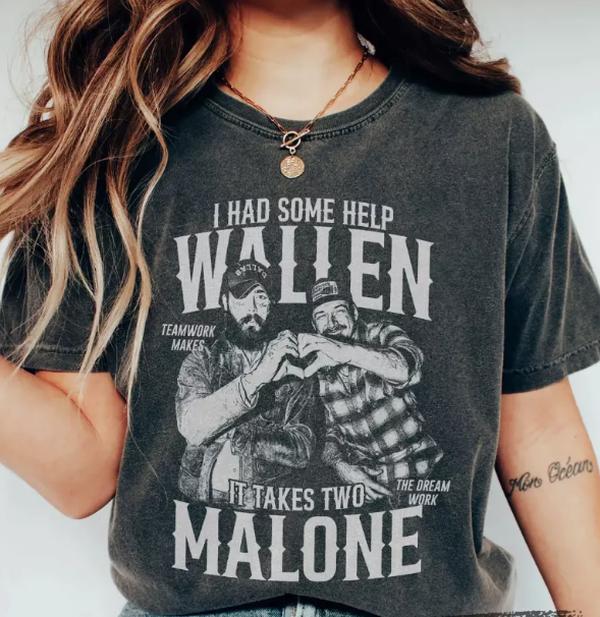 I Had Some Help shirt Gildan, Country Music shirt, Post Wallen I Had Some Help Shirt, Country Posty T-shirt, Post Wallen T-shirt, Morgan Malone Tee, L
