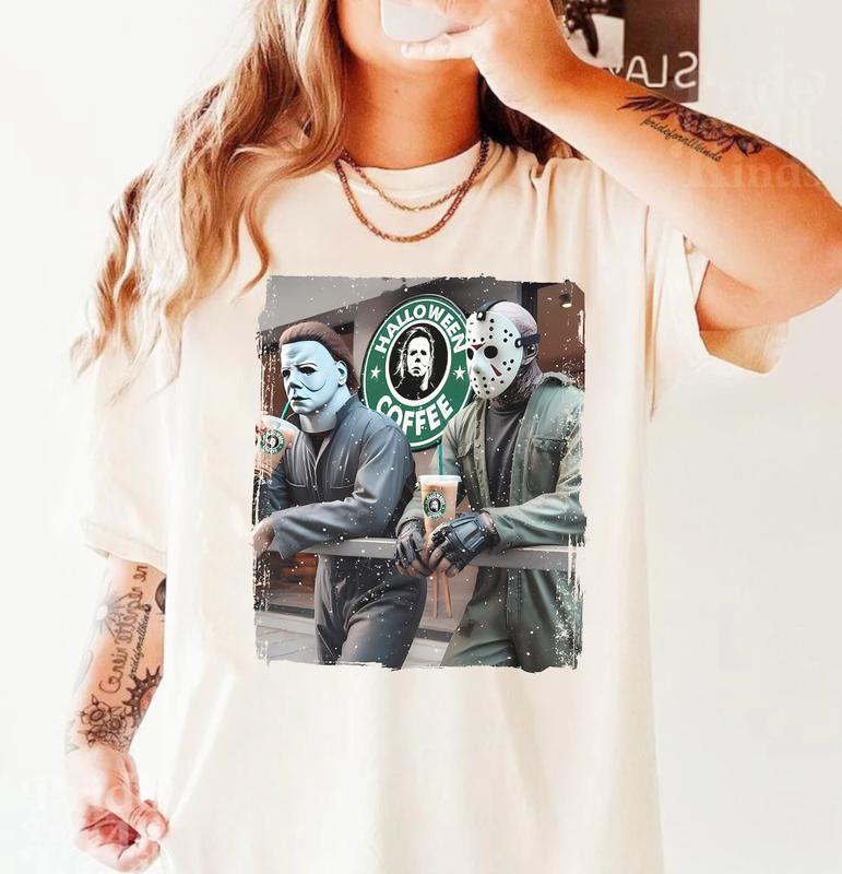 Scary Movie Png, Horror Halloween Shirt, Halloween Coffee Shirt, Halloween Png, Retro Halloween Shirt, Horror Friends T-shirt, Sweatshirt, Hoodie