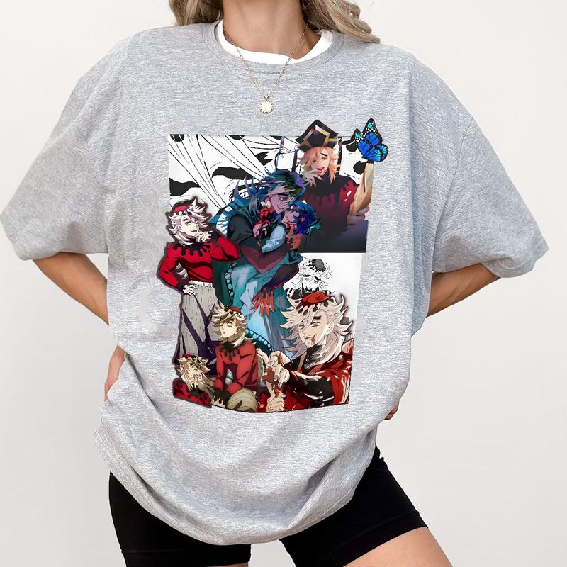 Doma Manga Anime Shirt, Demon Slayer Shirt, Kimetsu no Yaiba Shirt, Anime sweatshirt hoodie, Anime lover t-shirt Menswear