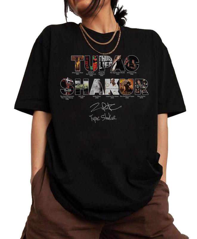 2Pac Album Shirt, 2PAC Rapper Tshirt, Hip Hop Legends and Pioneers Tee, Gift For Fan, 90s Hip Hop