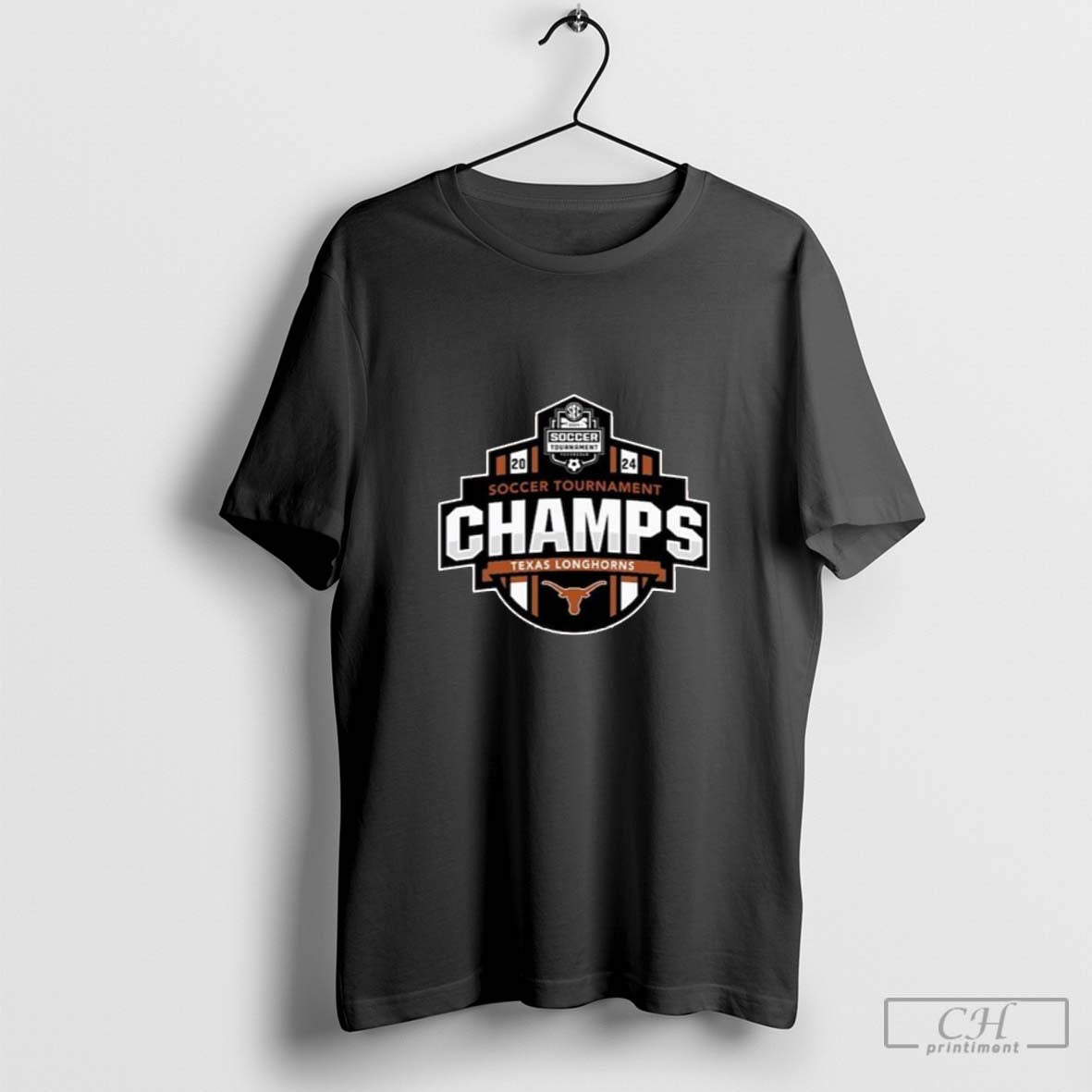 Texas Longhorns 2024 SEC Womenâ€™s Soccer Tournament Champions Locker Room Shirt