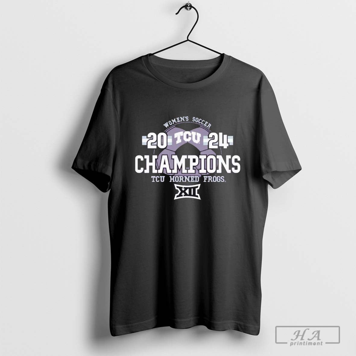 Texas Christian University Womenâ€™s Soccer 2024 Big 12 Regular Season Champions Shirt