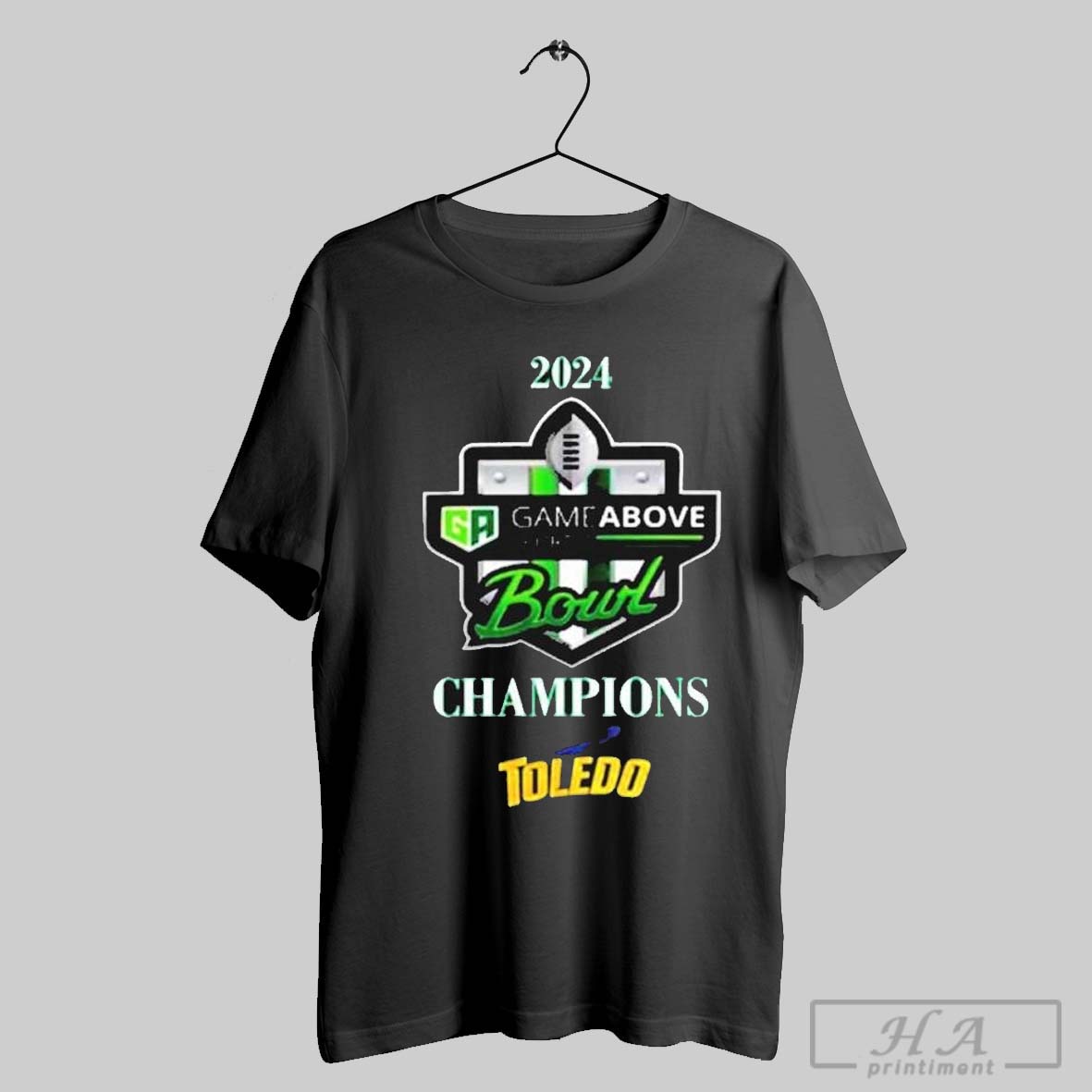 Toledo Rockets Football 2024 Gameabove Sports Bowl Champions T Shirts