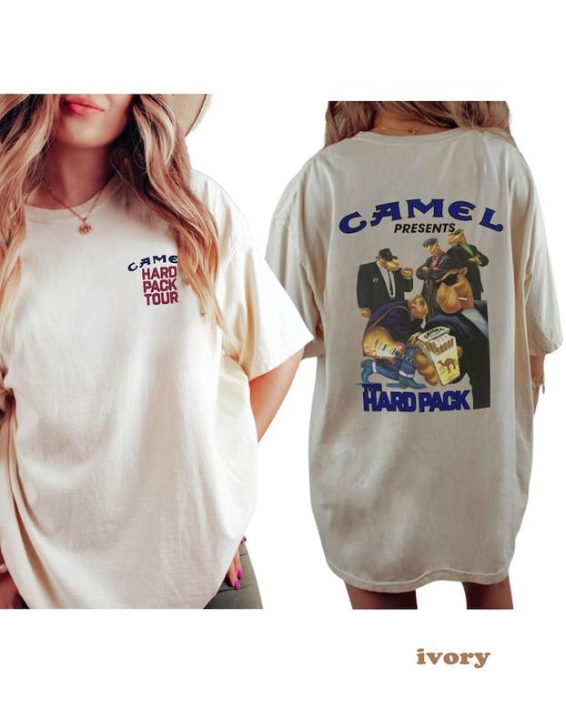 90s Camel The Hard Pack Unisex Garment-Dyed T-shirt  vintage Shirt, Joe Camel Promo Tee, Cowboy  T-shirt, sweater and Hoodie 2 sides